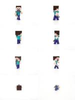 Minecraft Figúrky 2,5” súprava 4 ks, wave 7